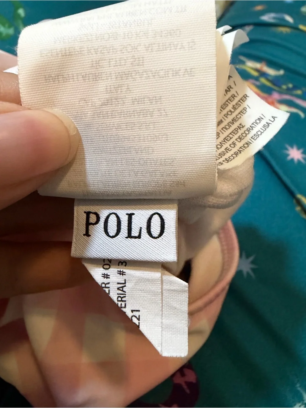Polo by Ralph Lauren Pink & White Gingham One-Piece Swimsuit Size 3T VGUC